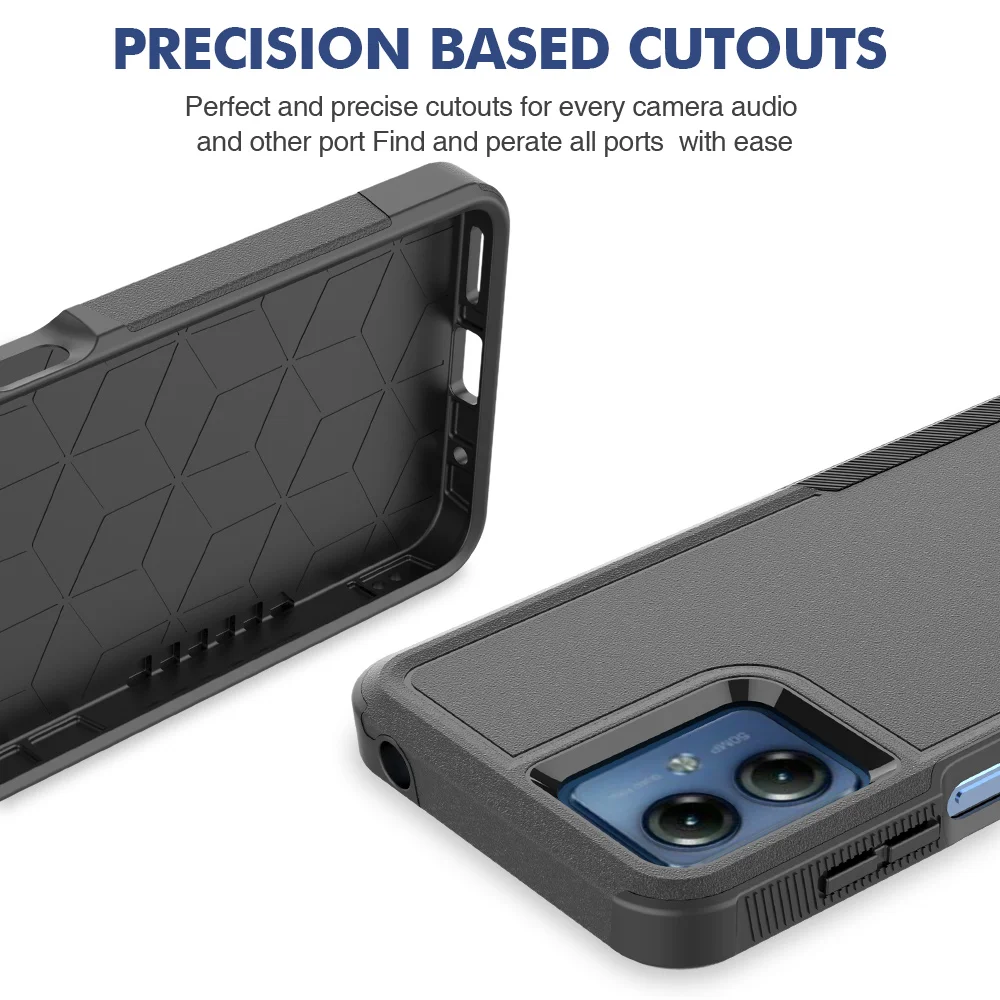 Stylish Shockproof Hybrid Armor Shell with Dual Layer Protection