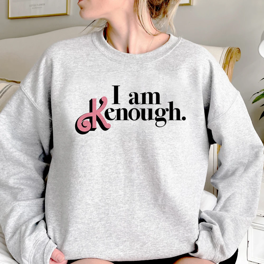 

i Am Kenough hoodies women funny graphic Hood women Korean style clothing