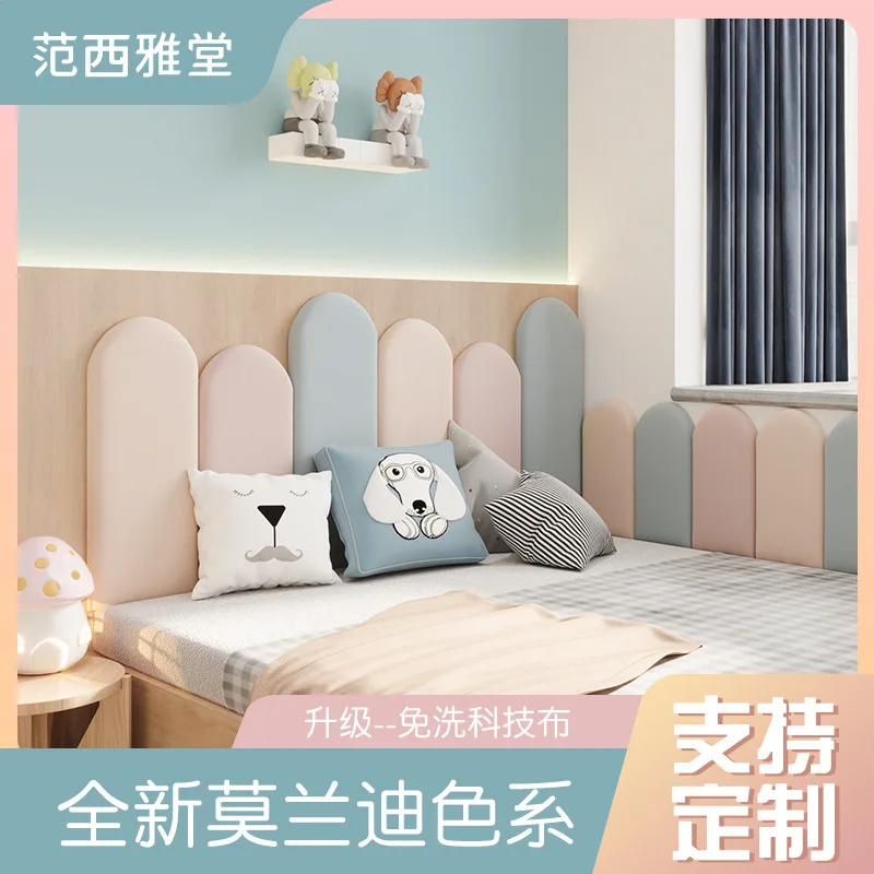 

2024 New Customizable Children's Room Anti-collision Bag Headboard 2023 New Tatami Anti-Collision Soft Bag