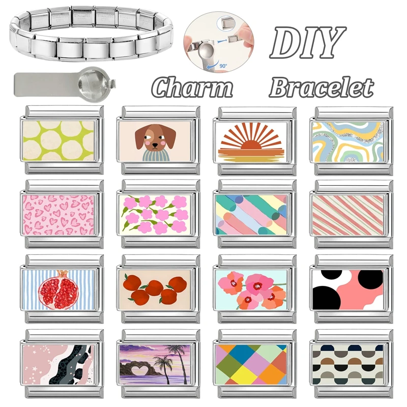 Y2K Charm Bracelet DIY Stainless Steel