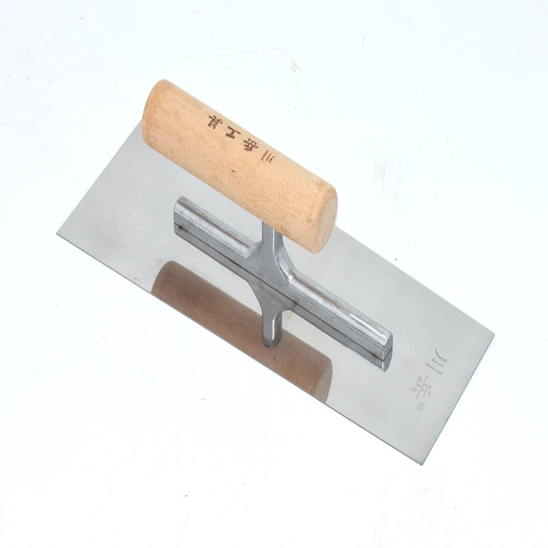 Stainless Steel Flat Finishing Trowel Putty Trowe And Pool Trowel Cement Polishing Knife Construction Hand Tool