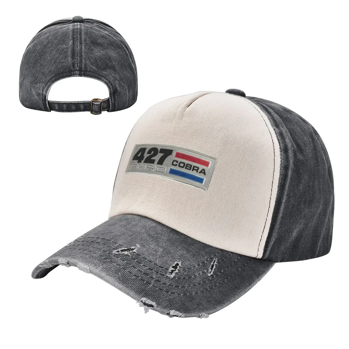 

Unisex Fashion 427 FORD COBRA Logo Washed Baseball Caps