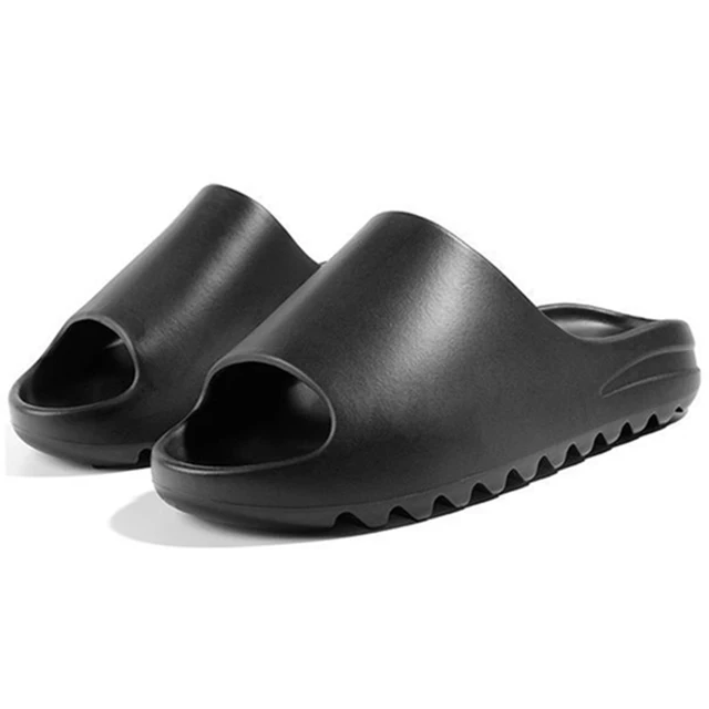 Home Women Thick Bottom Slippers Platform Chunky Heel Living Room Bathroom Slides Non Slip Trend Designer Shoes Ladies Female Black