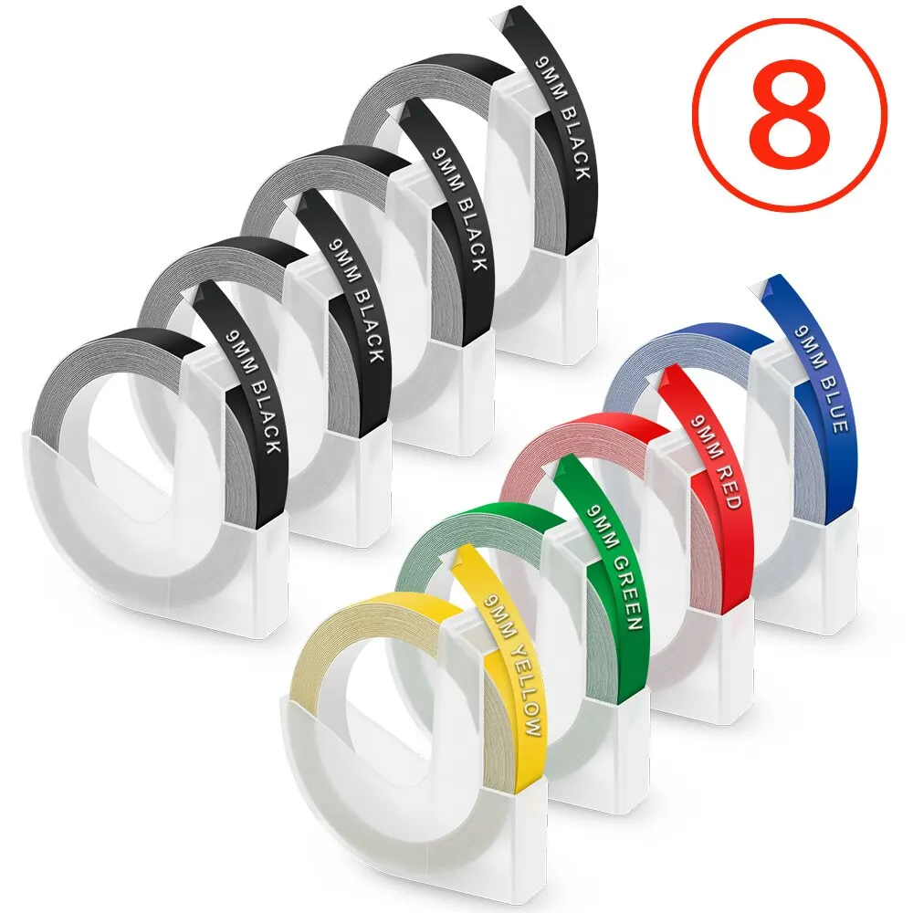 Manual Embossing Label Maker for DIY Self-Adhesive Labels