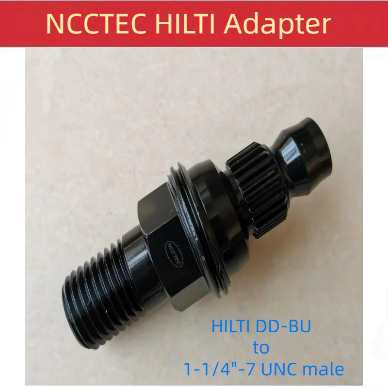 

NCCTEC adapter connector HILTI DD-BU to 1-1/4"-7 UNC (BS) BU to BS for Diamond Core Drill Bits Machines converter