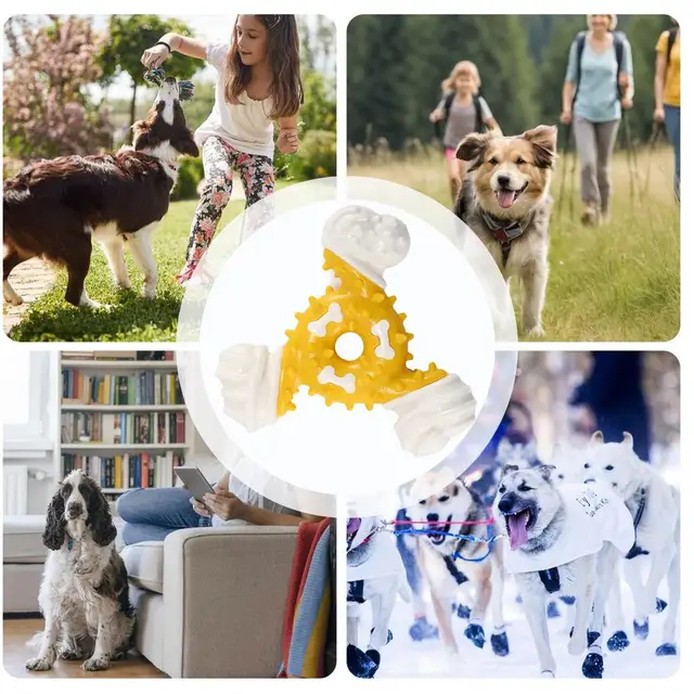 Gioco Masticabile Per Cani - Resistente, Interattivo E Pulisci Denti, Per Tutte Le Taglie - Foto 5