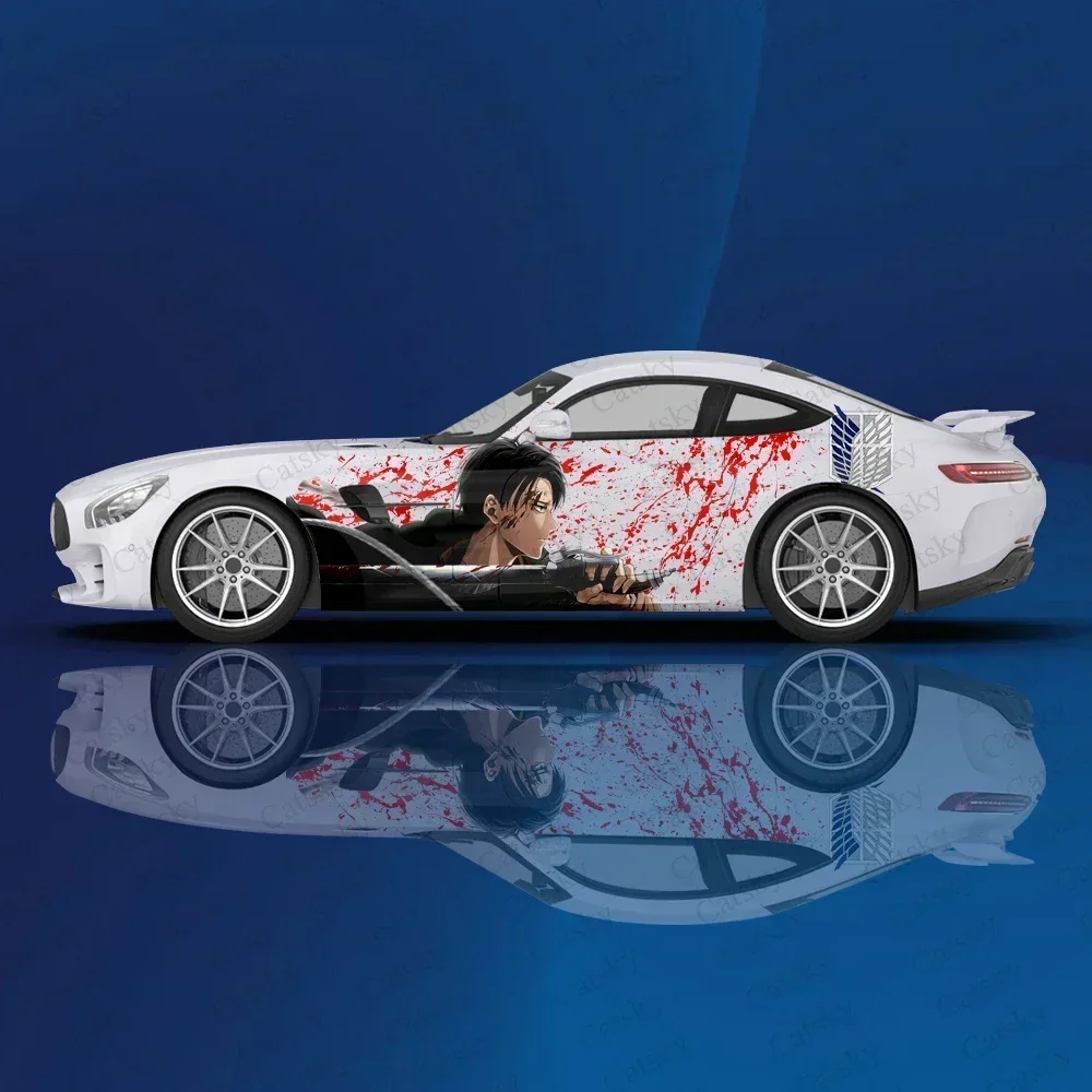 Car sticker custom pattern logo side cars wrapping vehicle side graphic contact seller custom car-size pattern DIY car-decal