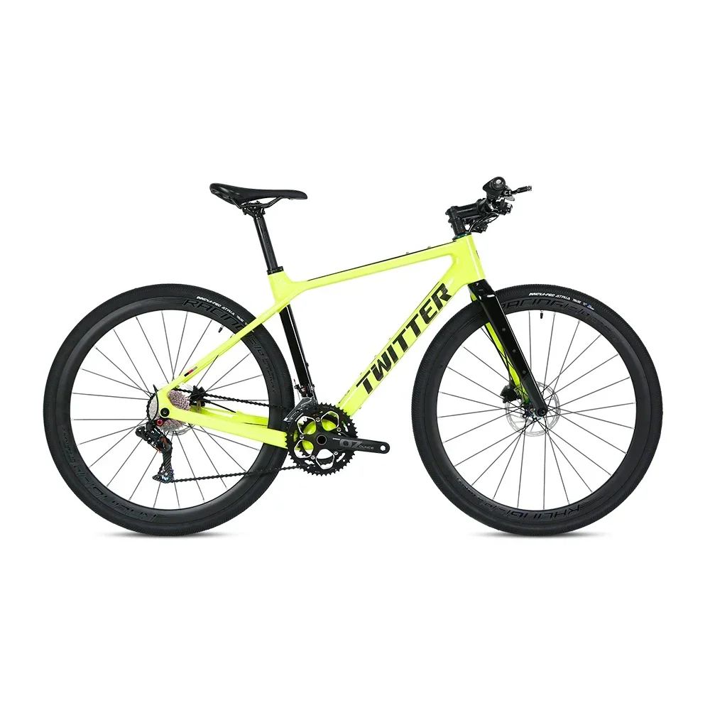 Twitter Gravel X Rs-12S Stelo Dritto Carbon Road Bicycle Freno A Disco Gravel Bike Bicicleta De Montaina 700 * 40C Muslimafugliacome