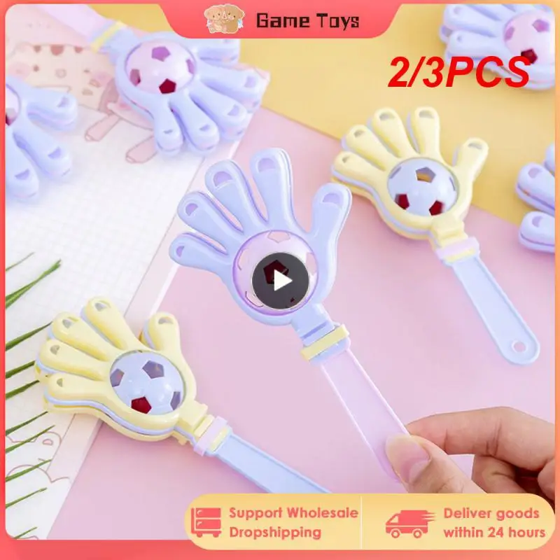 

2/3PCS Baby Trumpet Clap Hands Small And Convenient Toy Clapping Device Hand Bell Cultivate Connections Baby Toys Baby Soothing