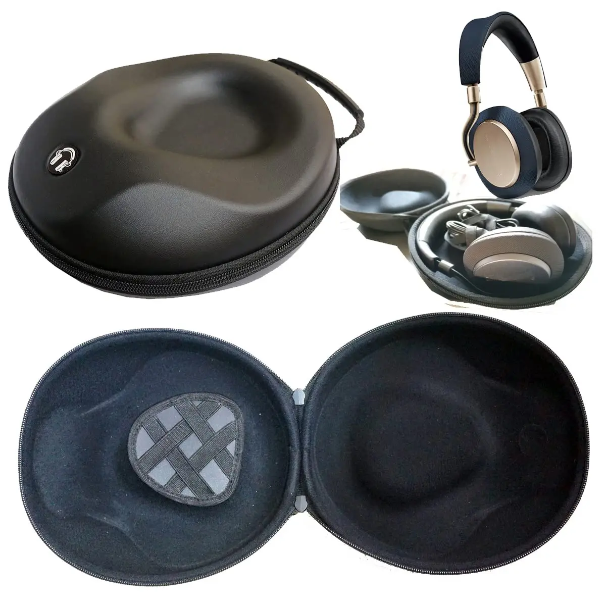 Cuffie Valigia Boxer Compatibili Con B & W Bowers & Wilkins P5 P7 P9 Px5 Px7 S2 / Px Fp39683 / Px8 007 Edition On-Ear Dj Headset