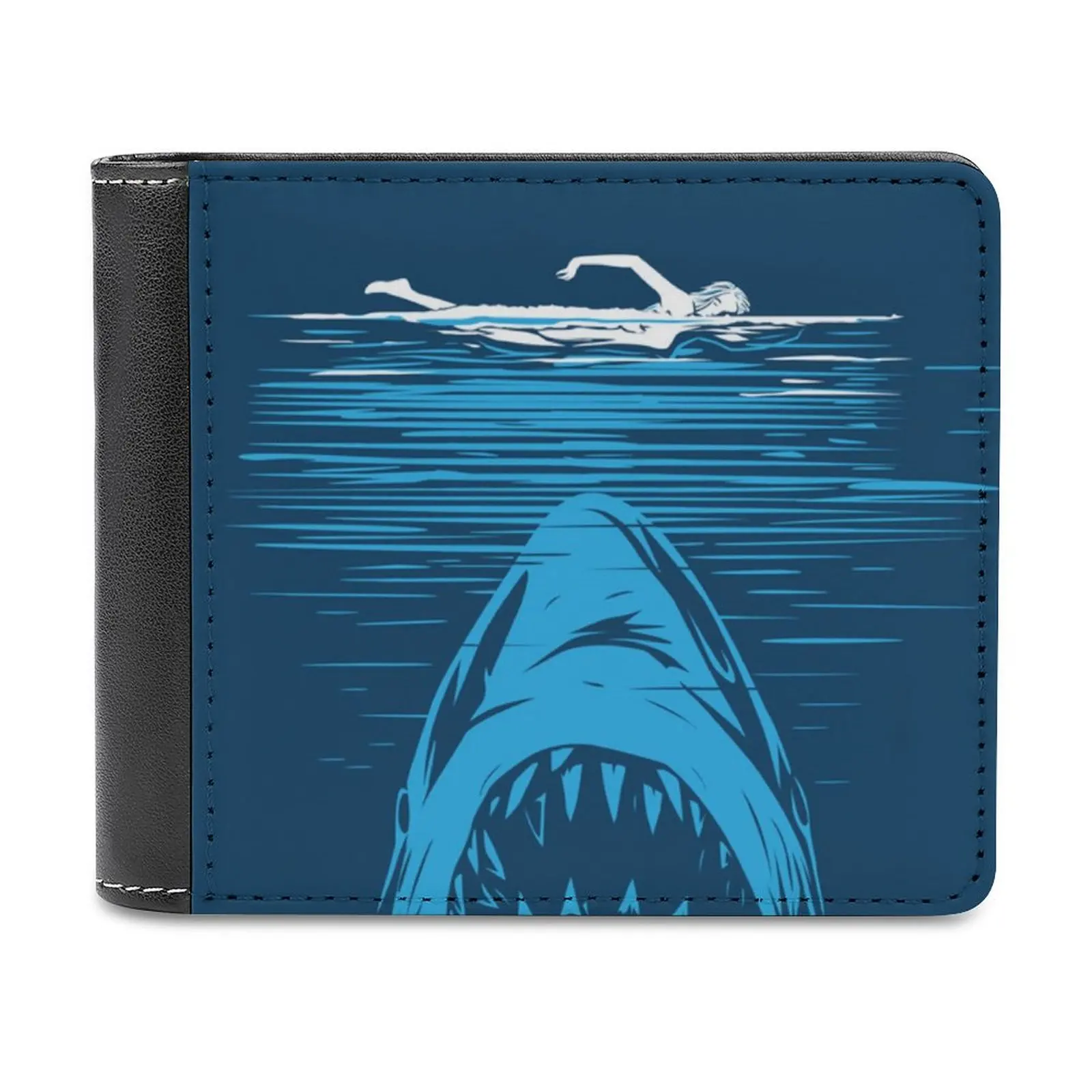 Jaws New Men Wallets Pu Leather Men Purse High Quality Male Wallet Jaws ...
