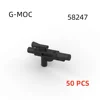 G-MOC 50Pcs/lot Buildings Blocks 58247 Weapon Gun Blaster Short Compatible Particle Assembles DIY Educational Bricks Kids Toys 1