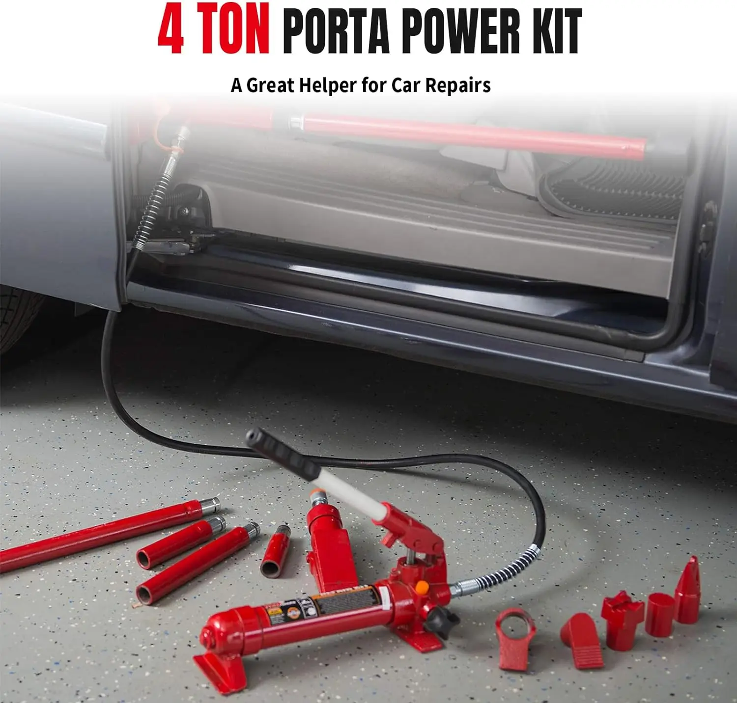 BIG RED 20 Ton Air Hydraulic Bottle Jack My Store