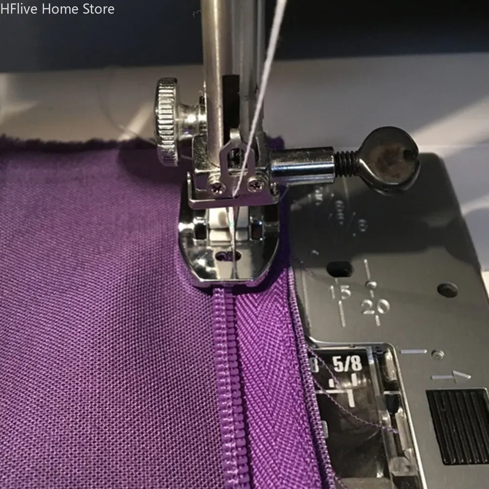 Pied-de-biche à Fermeture éclair FDIT - 4 Pièces - Rainures Parallèles