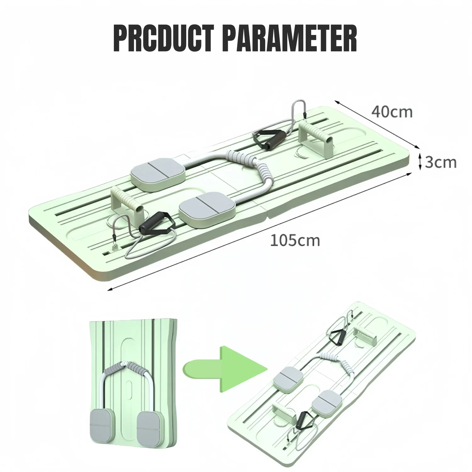 Multifunctional Fitness Plate Abdominal Board Push up Board automatic rebound abdominal muscle curling, Home Fitness Shape