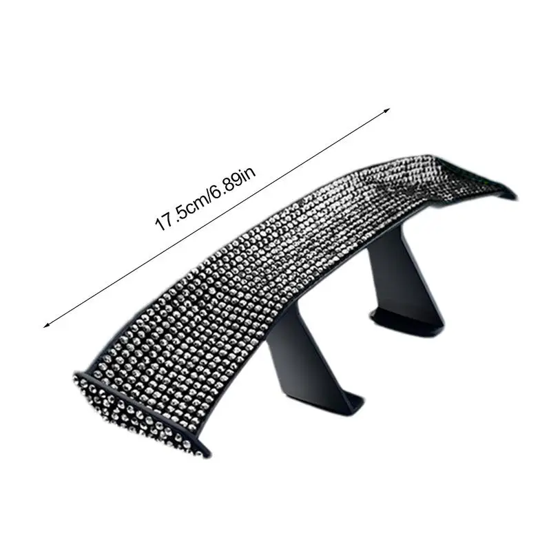 자동차 미니 스포일러 윙 접착 미니 스포일러, 자동차 리어 스포일러 미니 윙, 소형 모드 자동차 액세서리, 6.9 인치