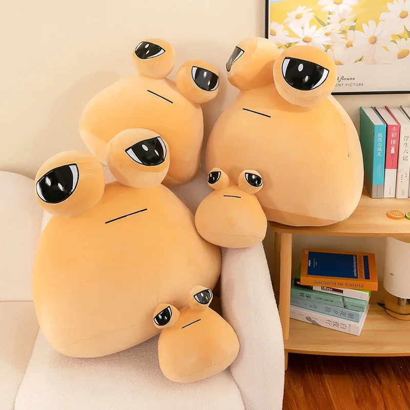 22/30/40/55cm My Pet Alien Pou Big Size Plush Toy Kawaii Alien Pet