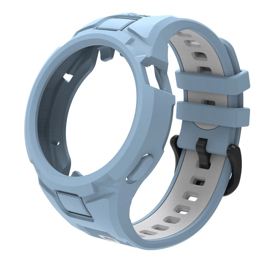 High-Quality Silicone Watchband Strap with Full Case