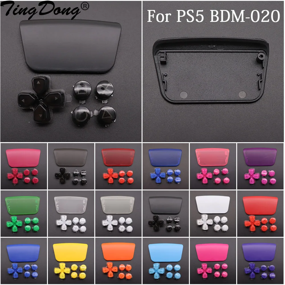 Per Ps5 Bdm-020 Funzione Di Direzione Pulsanti Chiave Per Pulsante Controller Ps5 Cross Abxy D Pad Kit Chiave Di Trasmissione E Touchpad In Plastica