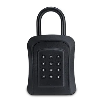 TTLock Bluetooth Smart Padlock with Anti-Theft Mount Outdoor Waterproof IP65 Security Key Safe Box for Home And Garden 1