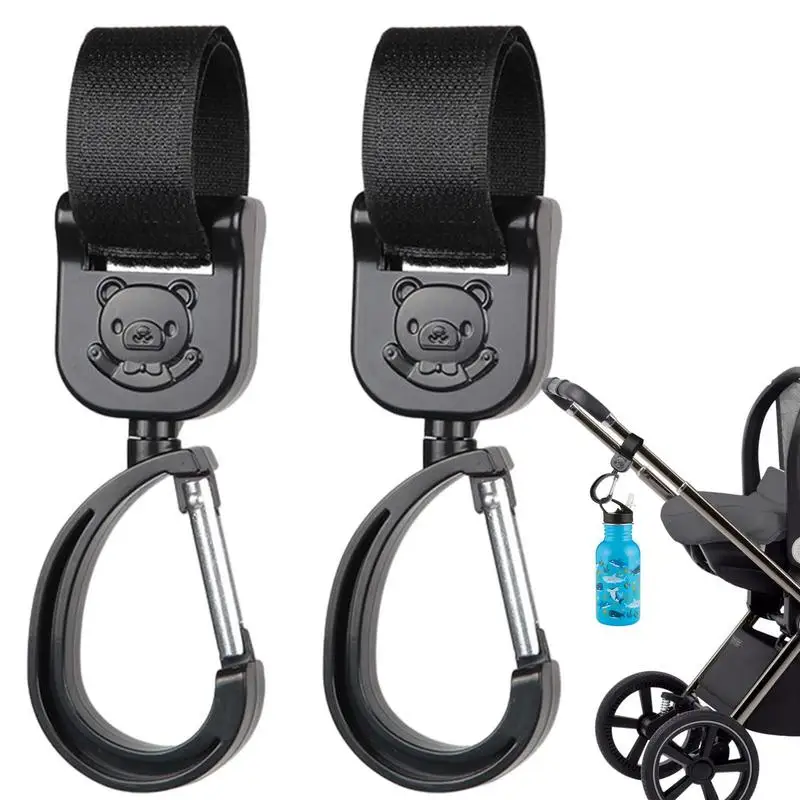 

Аксессуары для коляски крючки для прогулочных колясок 2 шт., крючки для сумок, зажимы для детской коляски, кошелек и аксессуары