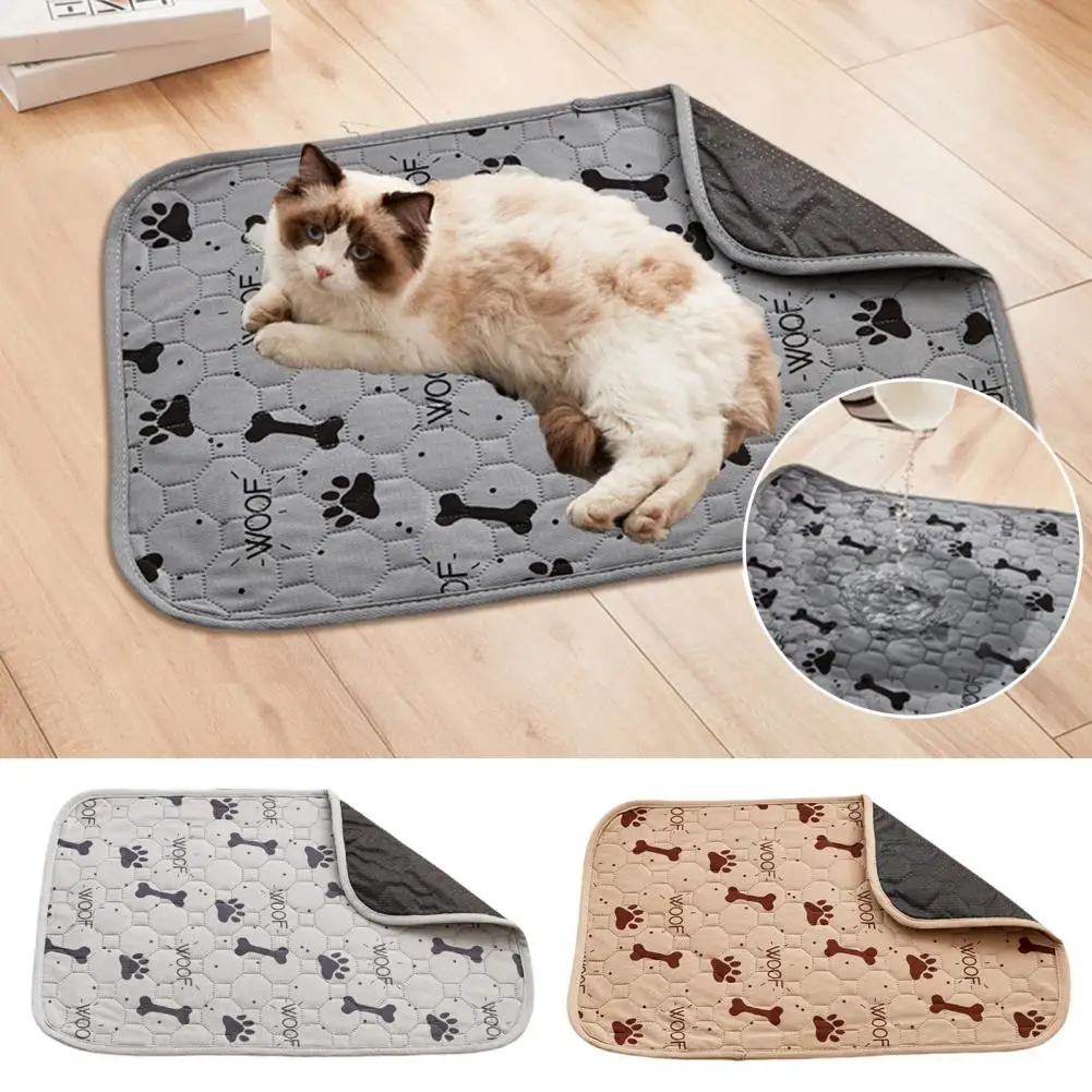 

Washable Dog Diaper Mat Washable Pee Pad Highly Absorbent Dog Diaper Pad Quick Dry Extra-soft Pet Training Mat with for Dogs