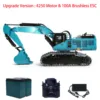385CF RC Hydraulic Excavator 1/8 Heavy Duty Machine Sound PL18EV Lite Remote Control Digger Model Construction Vehicle THZH1841 3