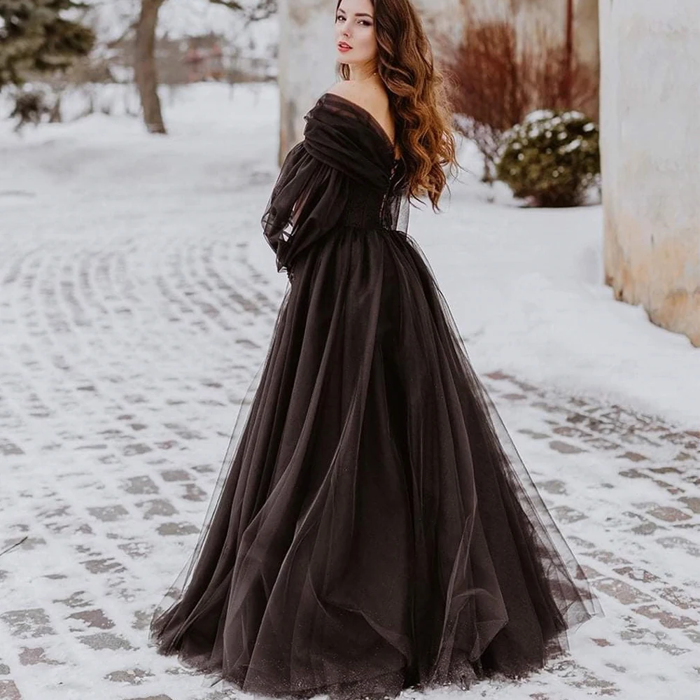 Elegant A-Line Wedding Dresses Off Shoulder Long Bishop Sleeves Bridal Gowns | eBay Elegant A-Line Wedding Dresses Off Shoulder Long Bishop Sleeves Bridal Gowns | eBay