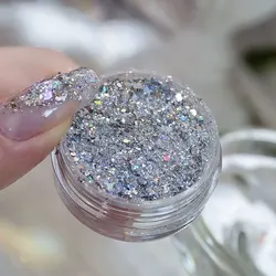 Radiant Sparkle Nail Art Glitter Powder & Holographic Decorations Set (FB286 - 5)