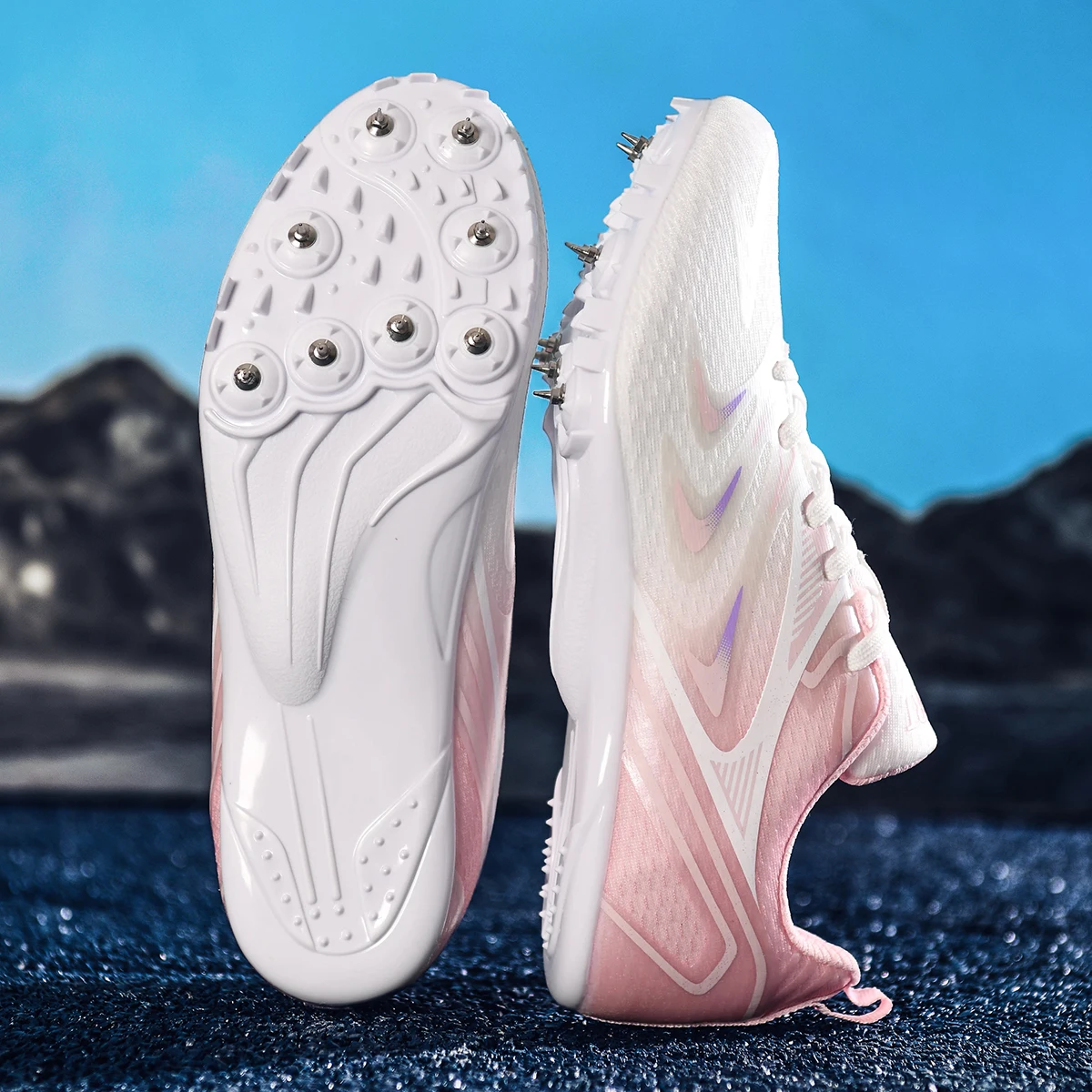 Description Picture 4 of itemTrack Spike Man Professional Shoes Track and Field Sport Shoes for Men Women Outdoor Women Gym Boys Original Running Sneakers