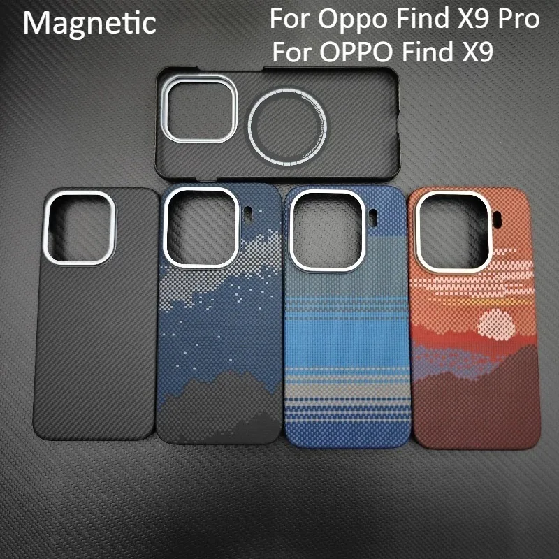 Magnetic Aramid Carbon Fiber Phone Case with Magsafe Compatibility