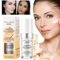 Color Changing Liquid Foundation Cover Wrinkles Fine Lines BB Cream Makeup Base Concealer Moisturizing Primer SPF15 2