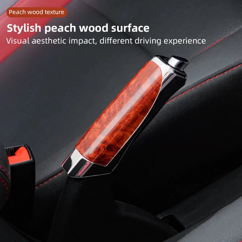 Car Handbrake Grip Carbon Fiber Car Hand Brake Protector Cover Anti-Slip Auto Hand Brake Sleeve Interior Accessories Decor hand brake cover