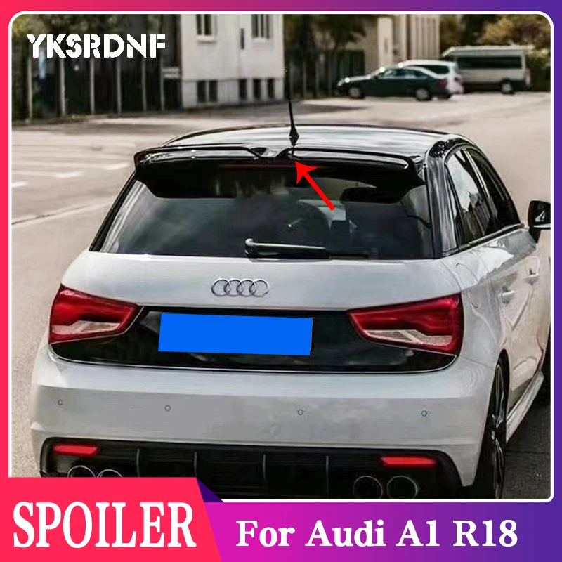 

For Audi A1 R18 2010-2014 High Quality Carbon Fiber Rear Boot Wing Spoiler Rear Roof Spoiler Wing Trunk Lip Boot Cover