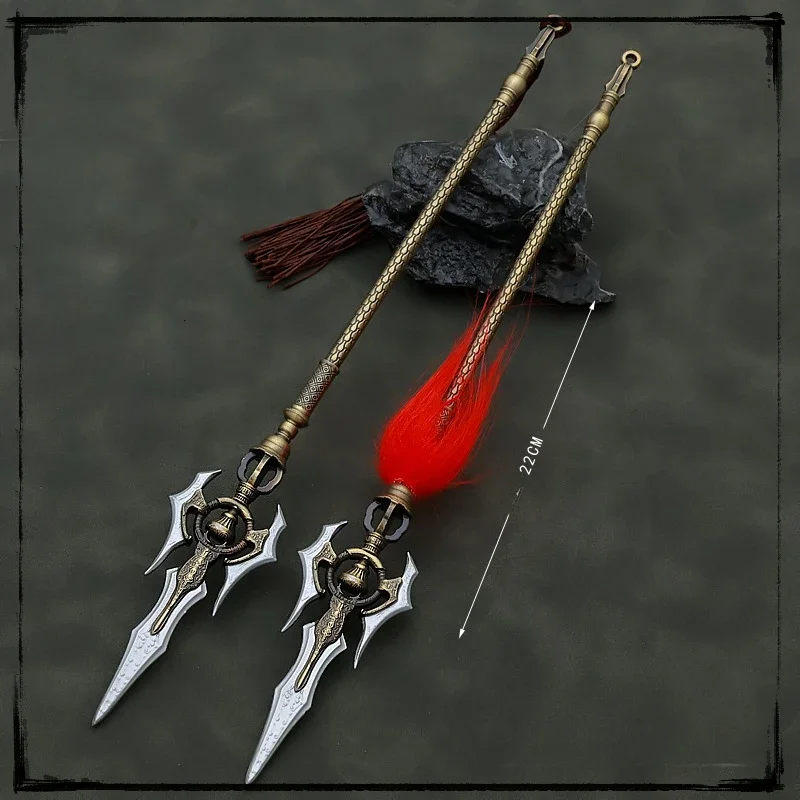 

Changyue Jinming Film and Television Peripheral Dark Night Battle Halberd Chopping Sky Southern Branch Sword 22CM Weapon Prop