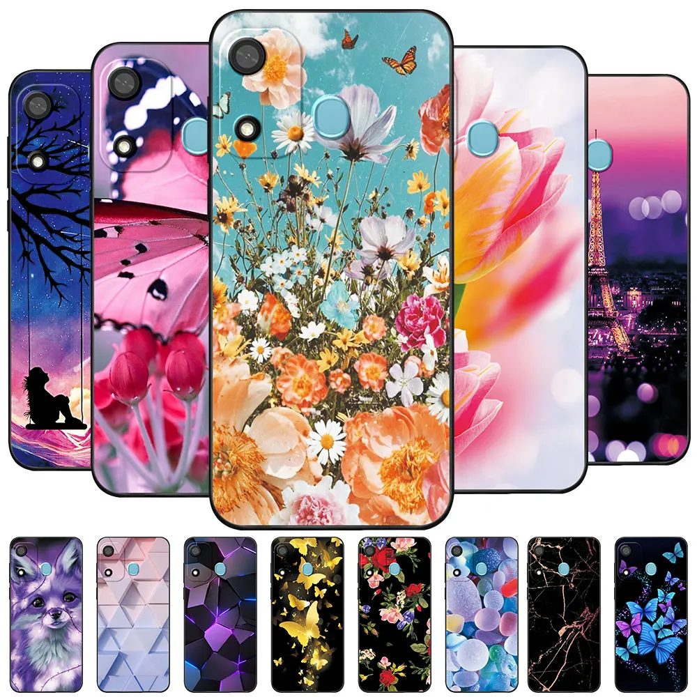 Case For Itel A27 Coque Itel P17 Luxury TPU Soft Silicone Fashion Phone