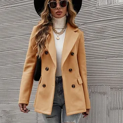 Women's suit jacket double breasted elegant and fashionable office clothes business leisure women's suit spring/summer 2024