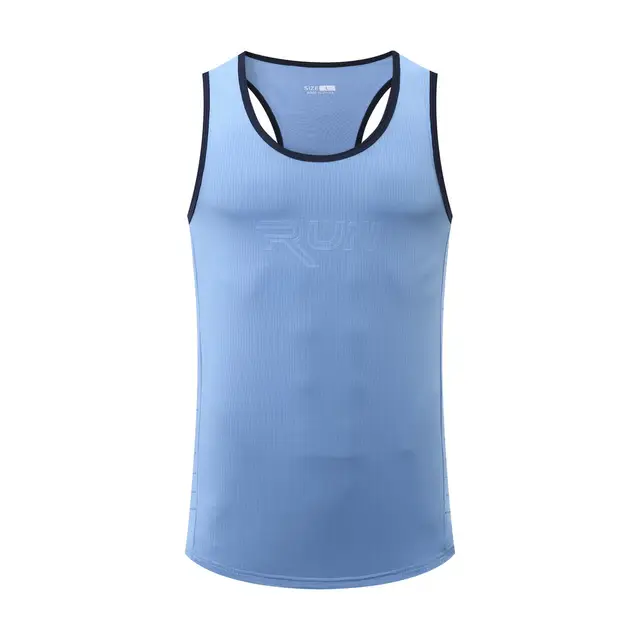 Quick Drying Printed Men's Sports Fitness Tank Top - Image 6