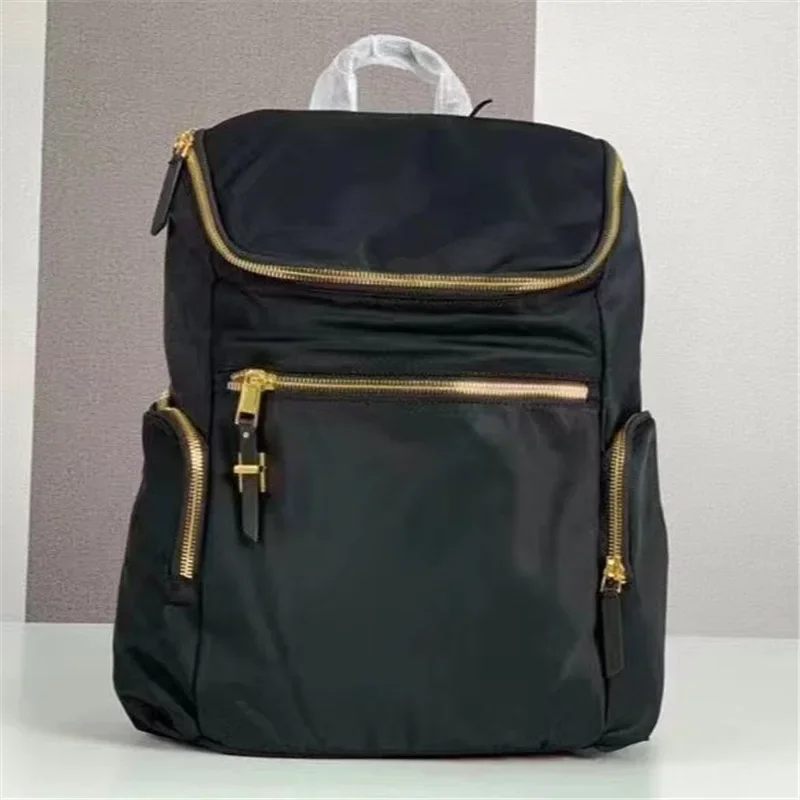

196324d Women's Fashion Backpack Simple All-Match Casual Nylon Backpack
