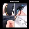 New U-shaped Travel Neck Pillow Elastic Fabric Foldable Inflatable Pillow Press Type Neck Support Cushion Airplane Pillow 4