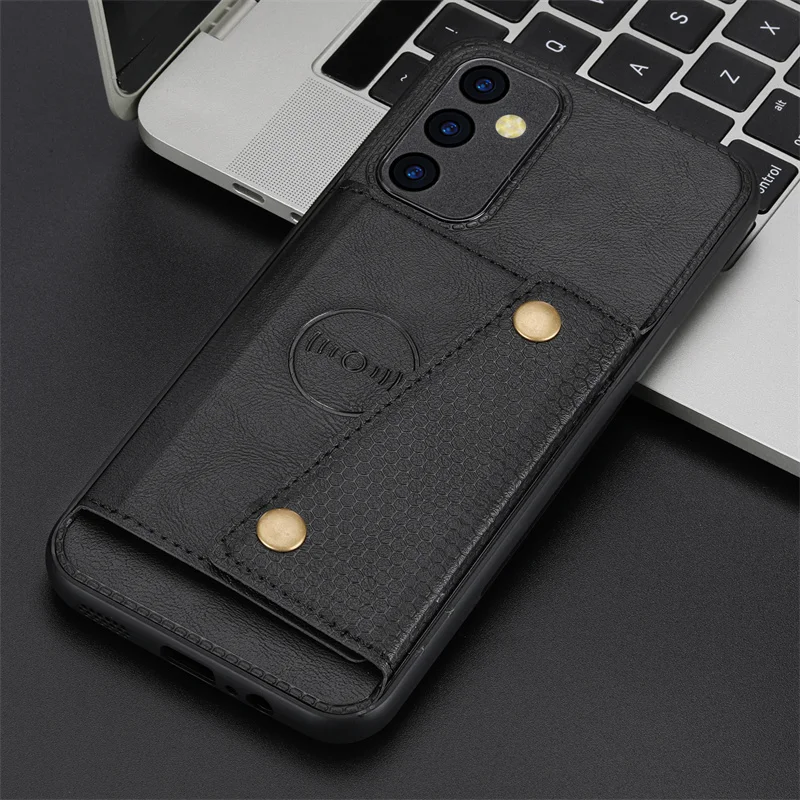 PU Leather Magnetic Holder Wallet Case with Card Slot