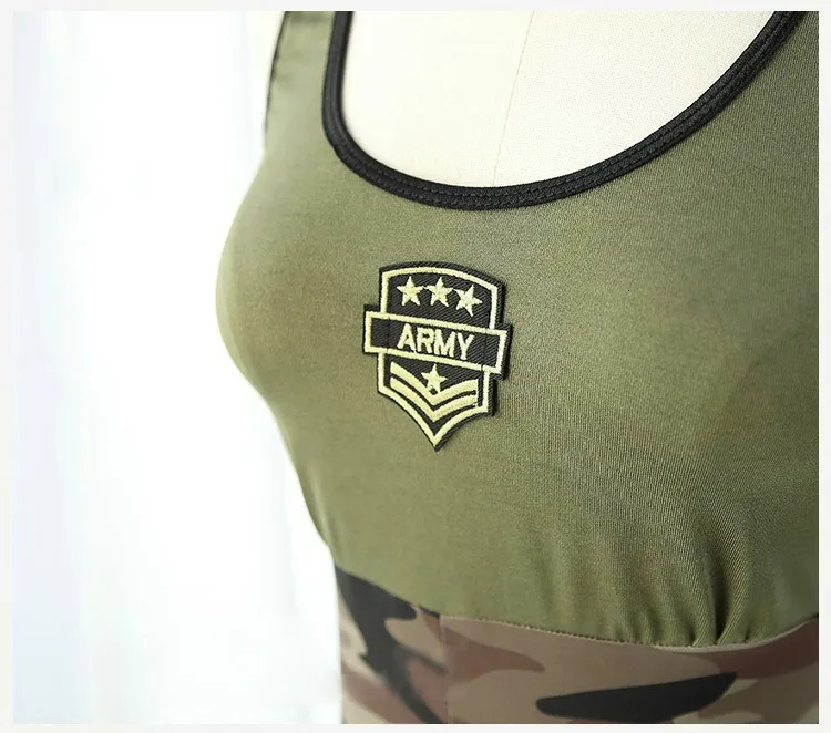 Women Cosplay Costume Cool Girl Army Soldier Costume Sexy Lingerie Dress Halloween Party