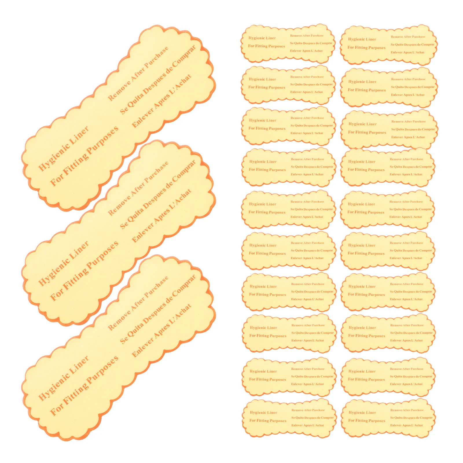 Рисунок 3 - защитные этикетки для нижнего 