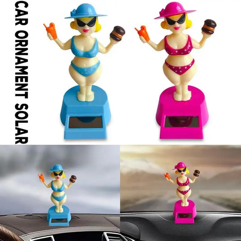 Solar Powered Dancing Toys For Car Interiors Ornaments Cute Anime Dancing  Doll Figurines Miniature Car Dashboard Home Decoration - Ornaments -  AliExpress