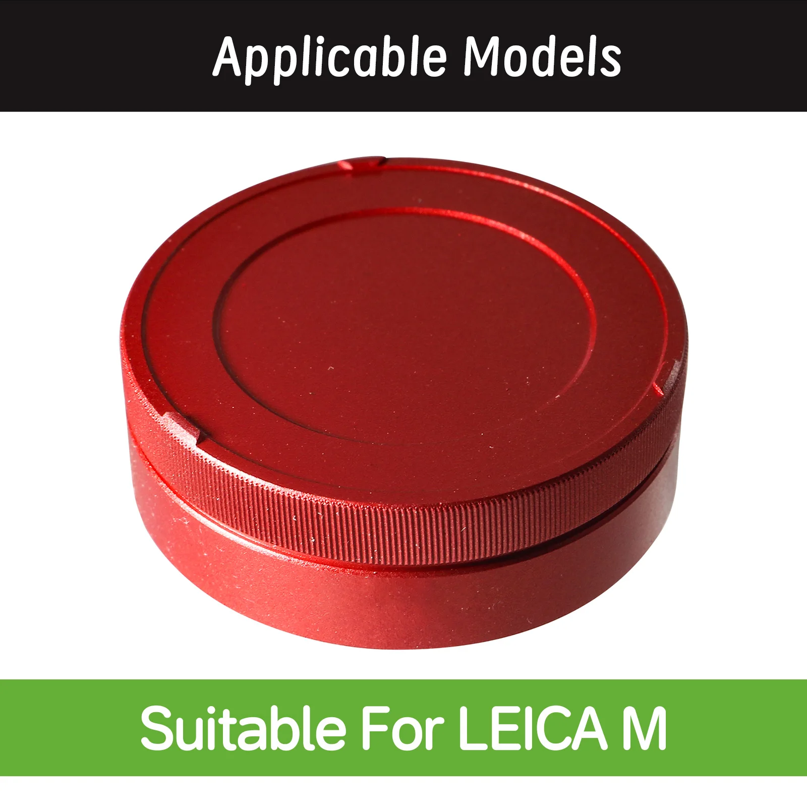 Premium Metal Rear Lens Cap for M Mount - Professional Dust Cover for Photography Accessories