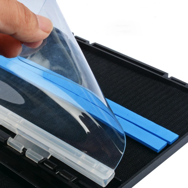 Ultra-thin hard-shell Luya sequin bait box, small bait bag, portable Luya bait box, sequin horse mouth sequin storage box