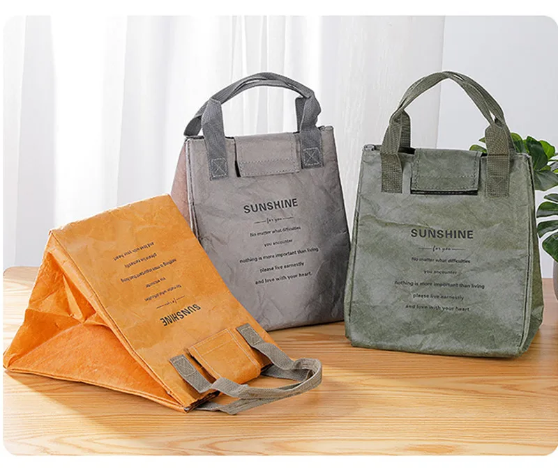 Foldable Reusable Leakproof Food Container Lunch Bag – Large Capacity Waterproof Therma... - SKU FLB01527 - UGI Packaging