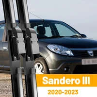 Car Front Wiper Blades For Dacia Sandero III 2020-2023 Streetway Renault Logan Taliant Accessories Window Windscreen Windshield 1