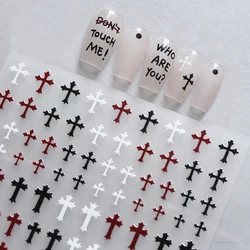 Luxury Letter Nail Sticker Fluorescence Colors Letter Design Nail Art Decal Stickers for Nails Designer DIY Decoration Slider