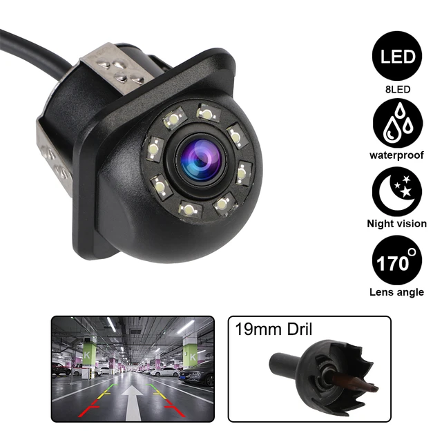 Acheter Caméra de stationnement de secours de vue arrière de voiture de  vision nocturne de CCD de HD 360 degrés
